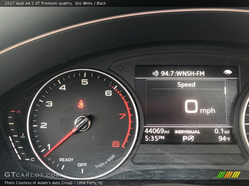 Ibis White / Black 2017 Audi A4 2.0T Premium quattro