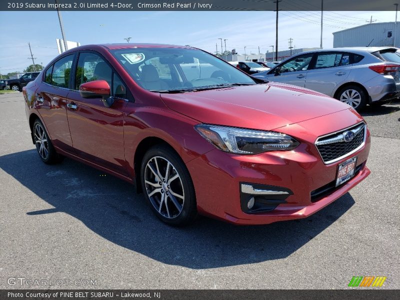 Crimson Red Pearl / Ivory 2019 Subaru Impreza 2.0i Limited 4-Door