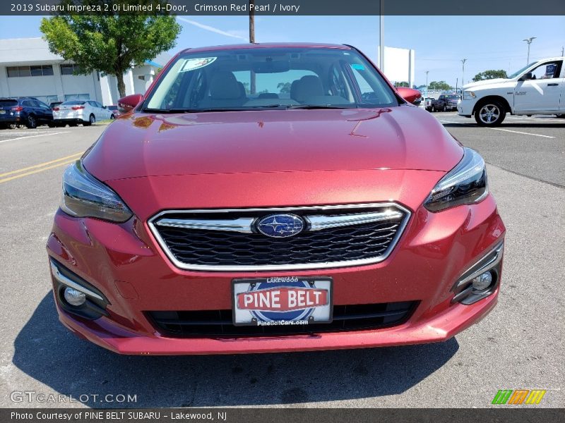 Crimson Red Pearl / Ivory 2019 Subaru Impreza 2.0i Limited 4-Door
