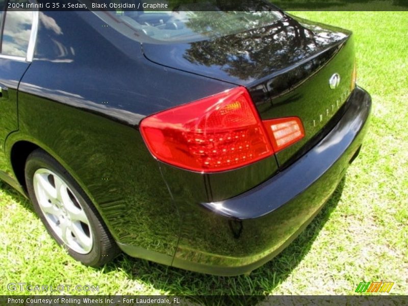 Black Obsidian / Graphite 2004 Infiniti G 35 x Sedan