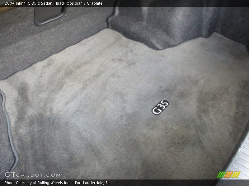 Black Obsidian / Graphite 2004 Infiniti G 35 x Sedan