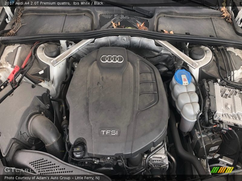 Ibis White / Black 2017 Audi A4 2.0T Premium quattro