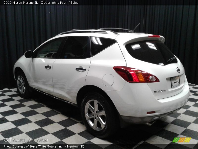 Glacier White Pearl / Beige 2010 Nissan Murano SL