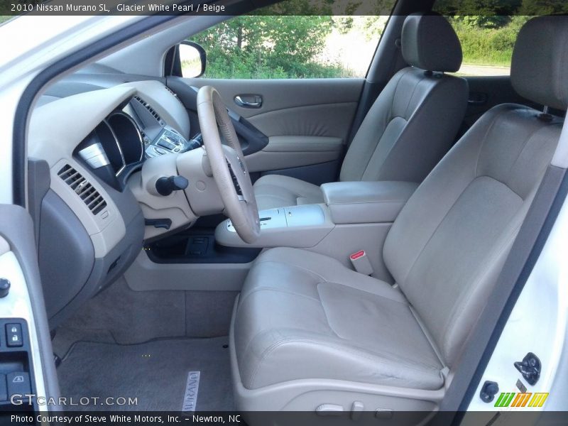 Glacier White Pearl / Beige 2010 Nissan Murano SL