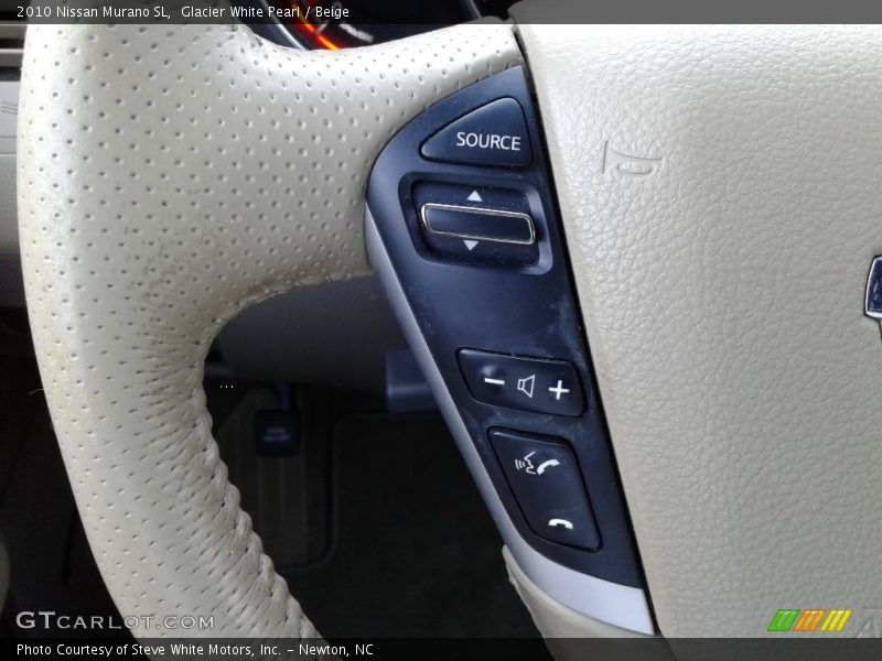 Glacier White Pearl / Beige 2010 Nissan Murano SL