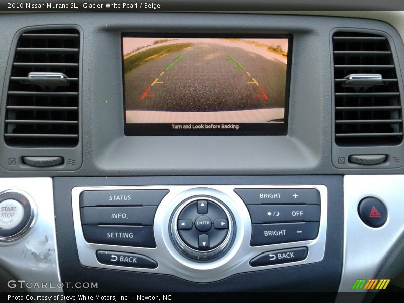 Glacier White Pearl / Beige 2010 Nissan Murano SL