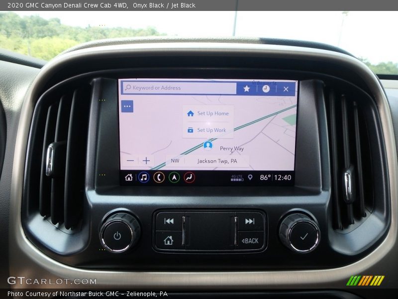 Navigation of 2020 Canyon Denali Crew Cab 4WD