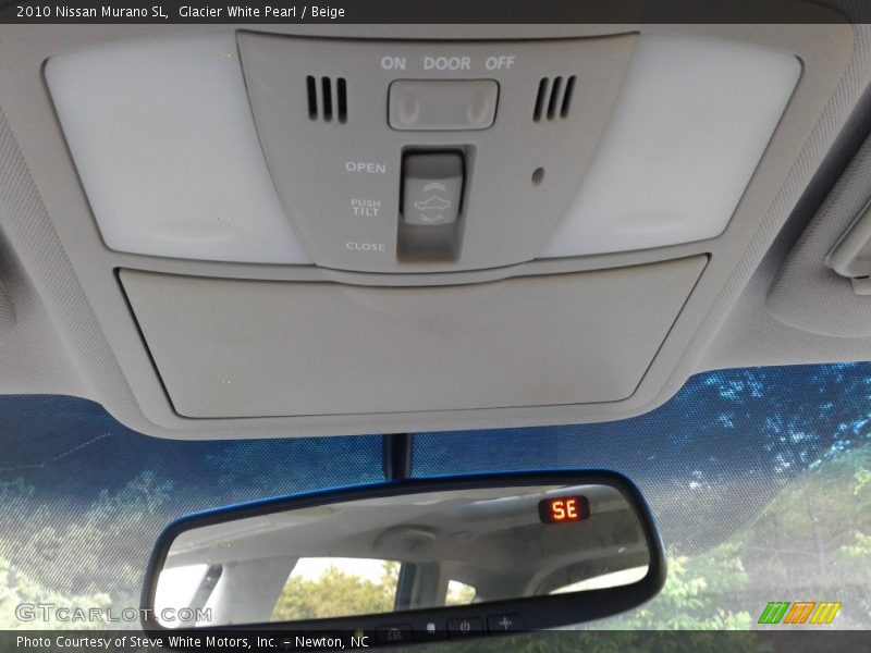 Glacier White Pearl / Beige 2010 Nissan Murano SL