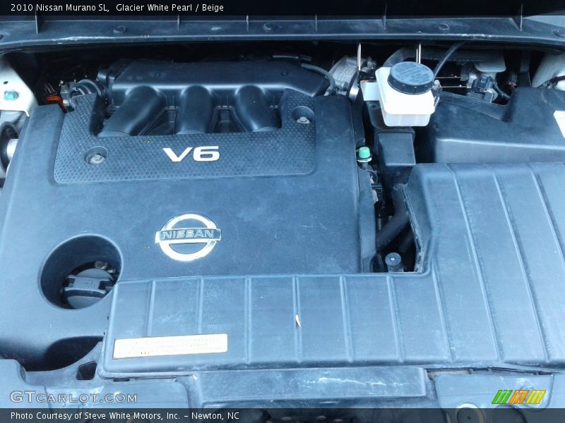 Glacier White Pearl / Beige 2010 Nissan Murano SL