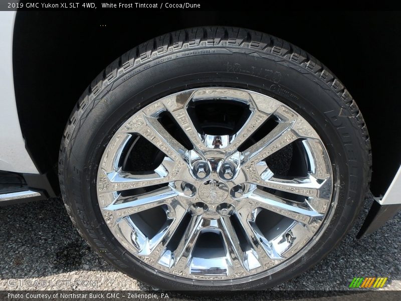 White Frost Tintcoat / Cocoa/Dune 2019 GMC Yukon XL SLT 4WD