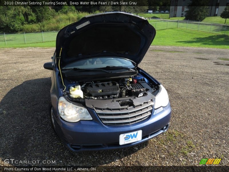 Deep Water Blue Pearl / Dark Slate Gray 2010 Chrysler Sebring Touring Sedan