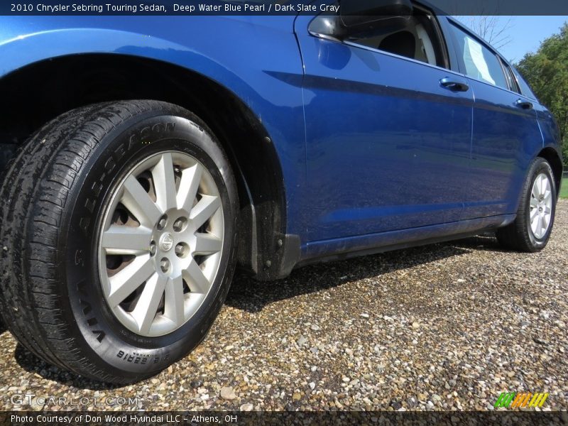 Deep Water Blue Pearl / Dark Slate Gray 2010 Chrysler Sebring Touring Sedan