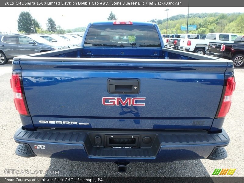 Stone Blue Metallic / Jet Black/Dark Ash 2019 GMC Sierra 1500 Limited Elevation Double Cab 4WD