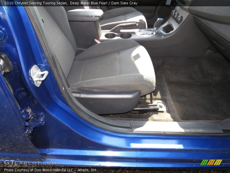 Deep Water Blue Pearl / Dark Slate Gray 2010 Chrysler Sebring Touring Sedan