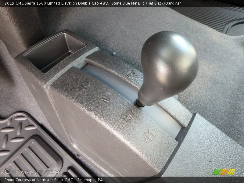 Stone Blue Metallic / Jet Black/Dark Ash 2019 GMC Sierra 1500 Limited Elevation Double Cab 4WD