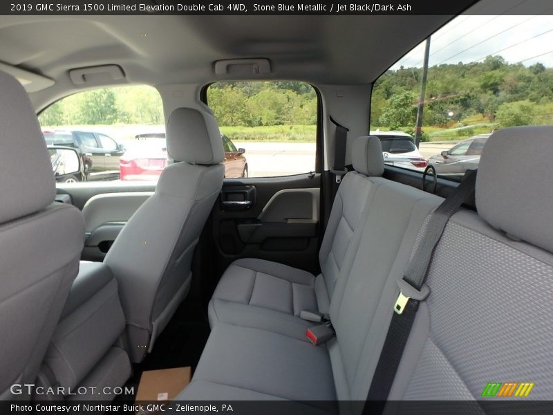 Stone Blue Metallic / Jet Black/Dark Ash 2019 GMC Sierra 1500 Limited Elevation Double Cab 4WD