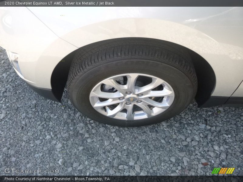 Silver Ice Metallic / Jet Black 2020 Chevrolet Equinox LT AWD
