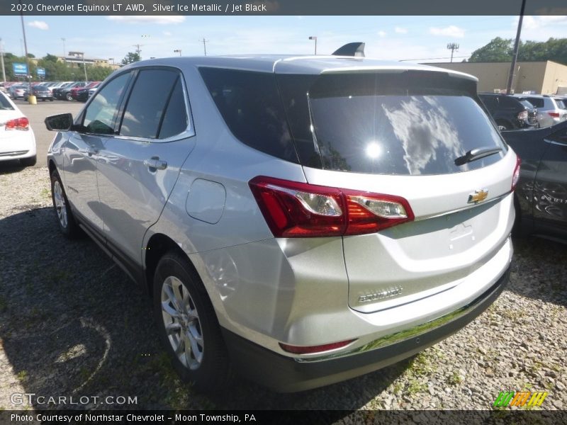 Silver Ice Metallic / Jet Black 2020 Chevrolet Equinox LT AWD