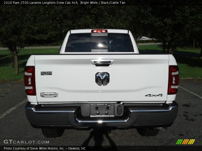 Bright White / Black/Cattle Tan 2019 Ram 2500 Laramie Longhorn Crew Cab 4x4
