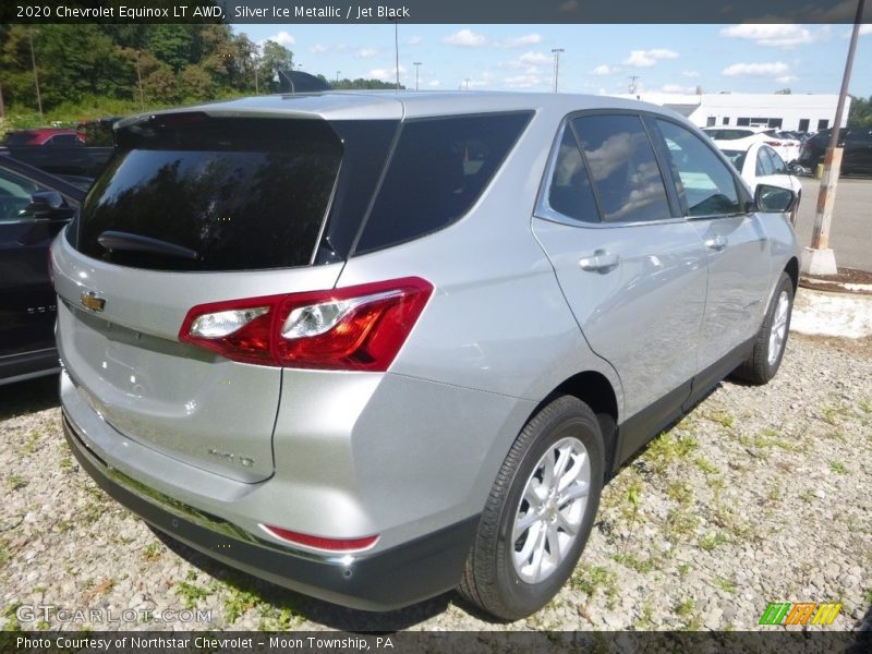 Silver Ice Metallic / Jet Black 2020 Chevrolet Equinox LT AWD