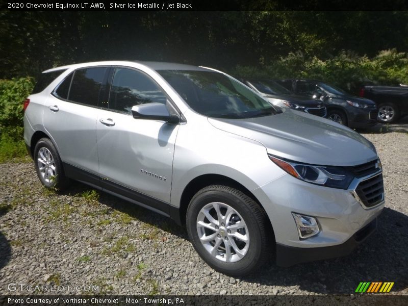 Silver Ice Metallic / Jet Black 2020 Chevrolet Equinox LT AWD