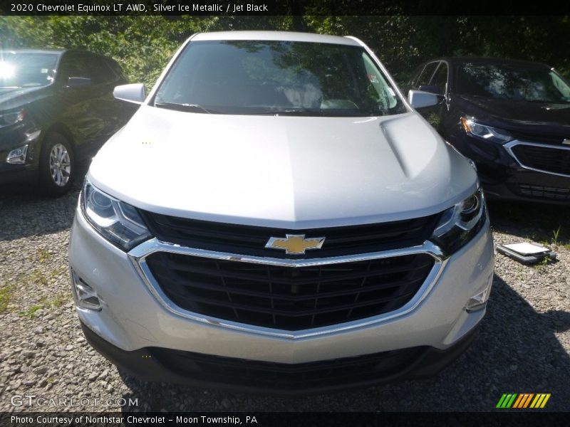 Silver Ice Metallic / Jet Black 2020 Chevrolet Equinox LT AWD