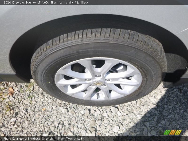 Silver Ice Metallic / Jet Black 2020 Chevrolet Equinox LT AWD