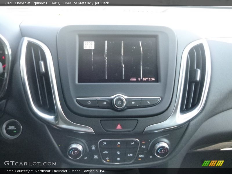 Silver Ice Metallic / Jet Black 2020 Chevrolet Equinox LT AWD