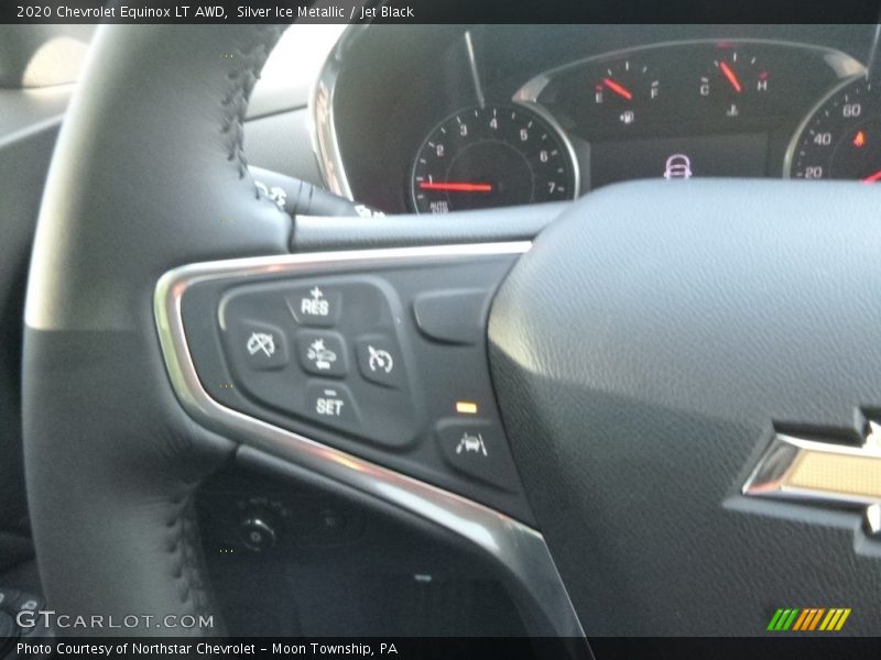 Silver Ice Metallic / Jet Black 2020 Chevrolet Equinox LT AWD