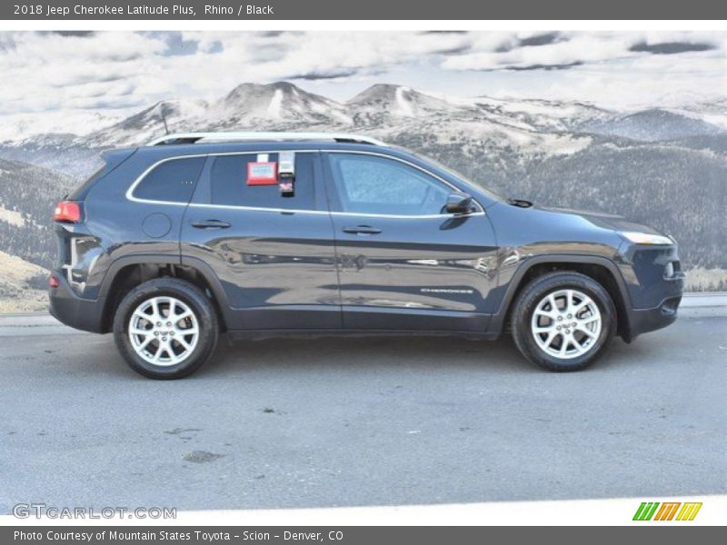 Rhino / Black 2018 Jeep Cherokee Latitude Plus
