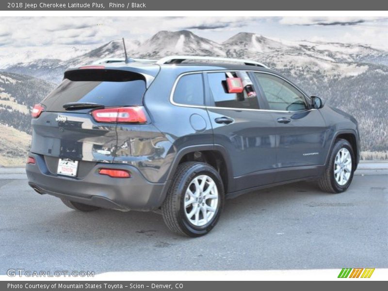 Rhino / Black 2018 Jeep Cherokee Latitude Plus