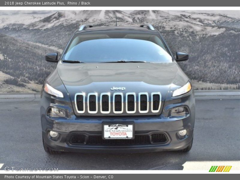 Rhino / Black 2018 Jeep Cherokee Latitude Plus