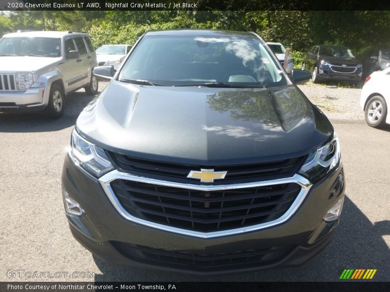 Nightfall Gray Metallic / Jet Black 2020 Chevrolet Equinox LT AWD