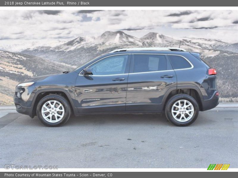 Rhino / Black 2018 Jeep Cherokee Latitude Plus