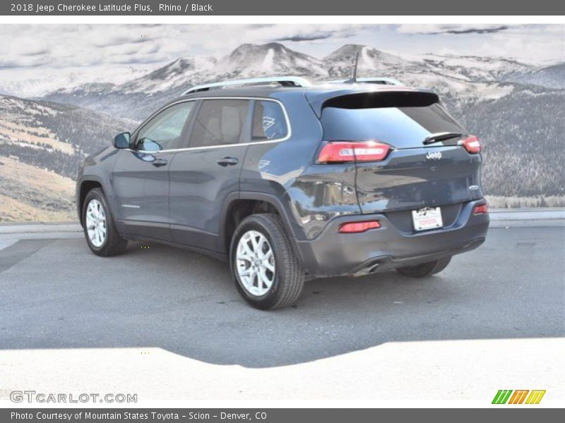 Rhino / Black 2018 Jeep Cherokee Latitude Plus