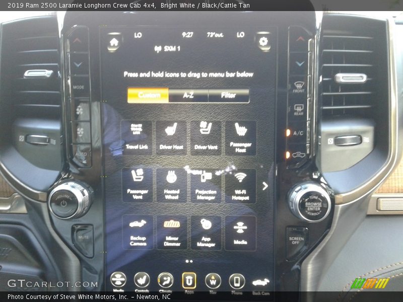 Bright White / Black/Cattle Tan 2019 Ram 2500 Laramie Longhorn Crew Cab 4x4