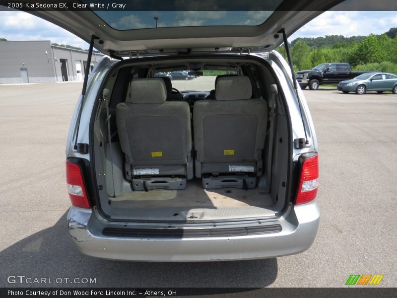 Clear White / Gray 2005 Kia Sedona EX