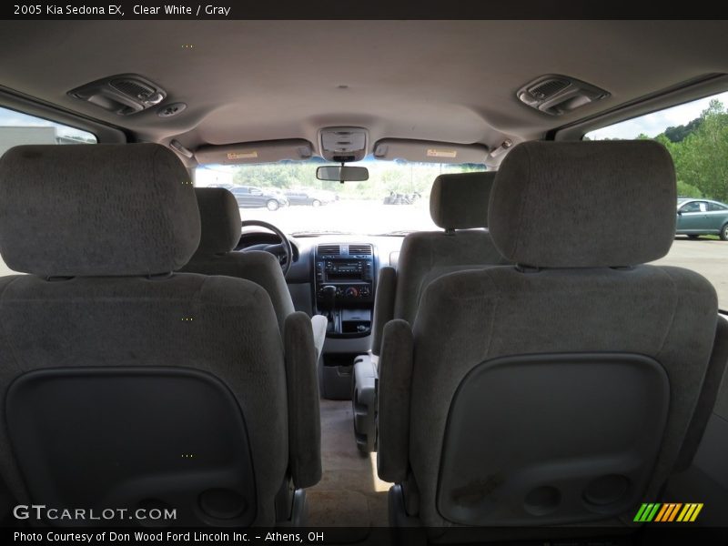 Clear White / Gray 2005 Kia Sedona EX