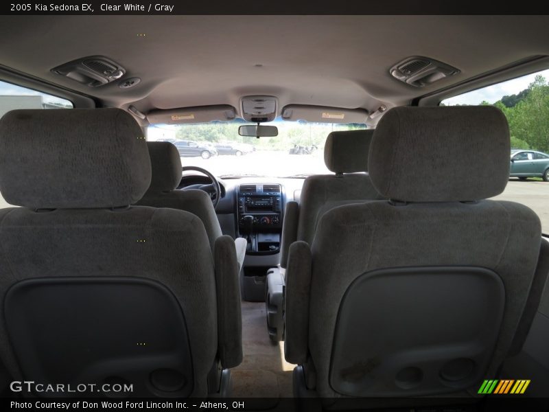 Clear White / Gray 2005 Kia Sedona EX