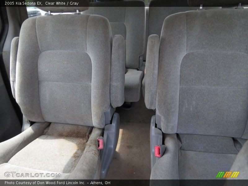 Clear White / Gray 2005 Kia Sedona EX