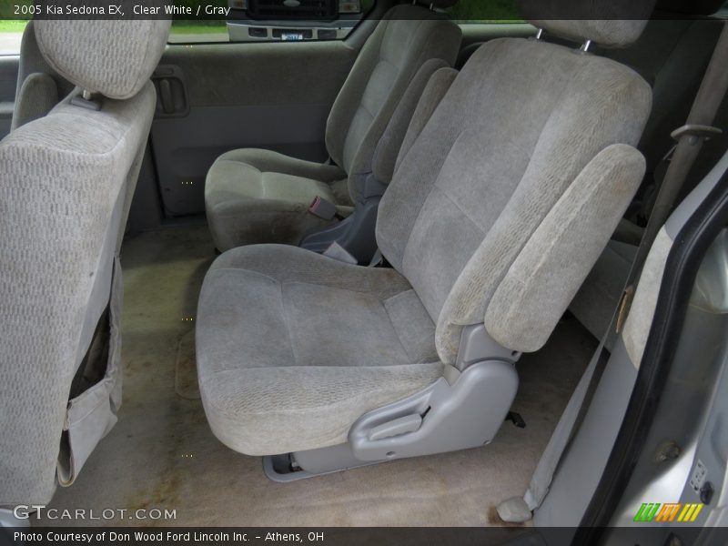 Clear White / Gray 2005 Kia Sedona EX