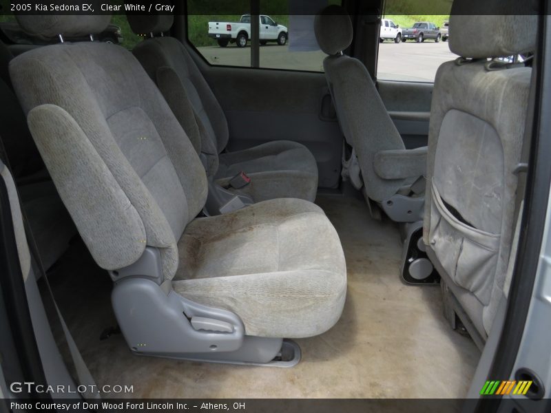 Clear White / Gray 2005 Kia Sedona EX