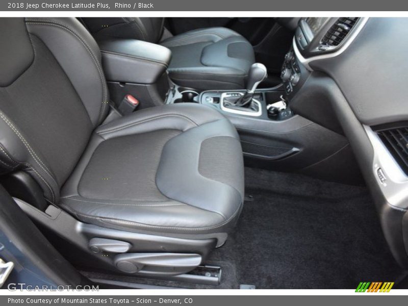 Rhino / Black 2018 Jeep Cherokee Latitude Plus