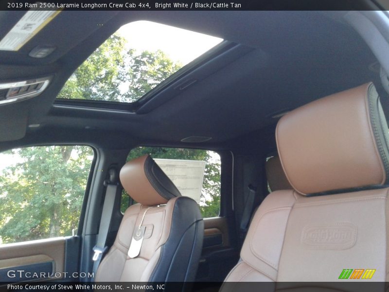 Bright White / Black/Cattle Tan 2019 Ram 2500 Laramie Longhorn Crew Cab 4x4