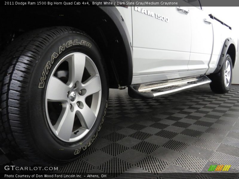 Bright White / Dark Slate Gray/Medium Graystone 2011 Dodge Ram 1500 Big Horn Quad Cab 4x4