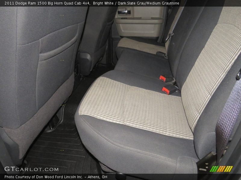 Bright White / Dark Slate Gray/Medium Graystone 2011 Dodge Ram 1500 Big Horn Quad Cab 4x4