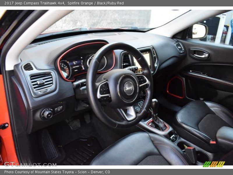 Spitfire Orange / Black/Ruby Red 2017 Jeep Compass Trailhawk 4x4