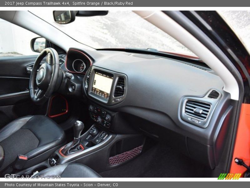 Spitfire Orange / Black/Ruby Red 2017 Jeep Compass Trailhawk 4x4