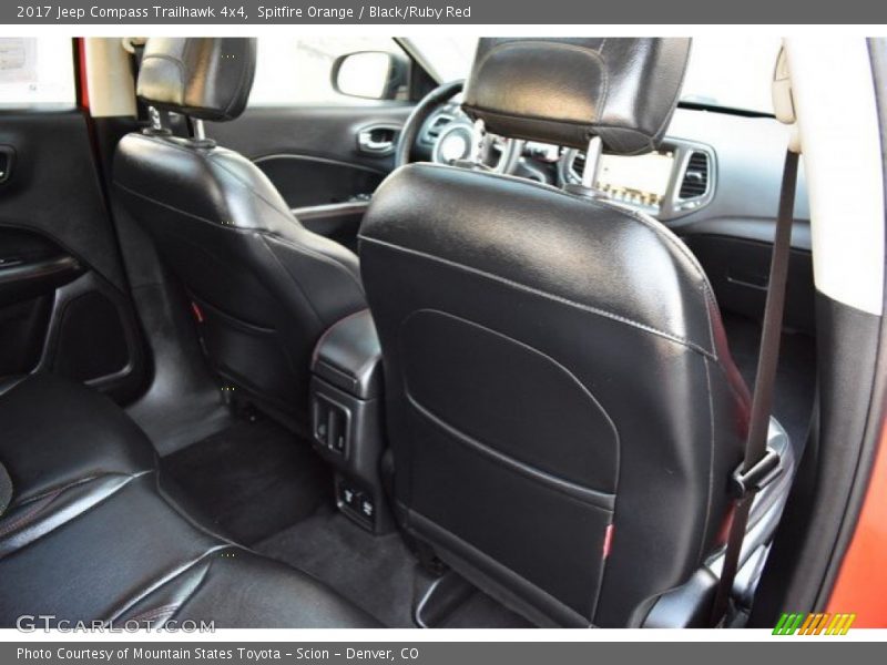 Spitfire Orange / Black/Ruby Red 2017 Jeep Compass Trailhawk 4x4