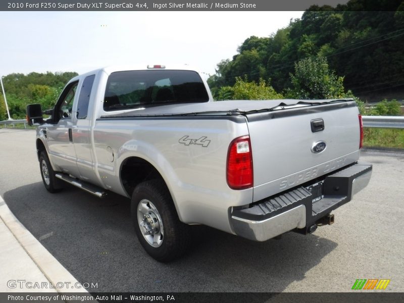 Ingot Silver Metallic / Medium Stone 2010 Ford F250 Super Duty XLT SuperCab 4x4